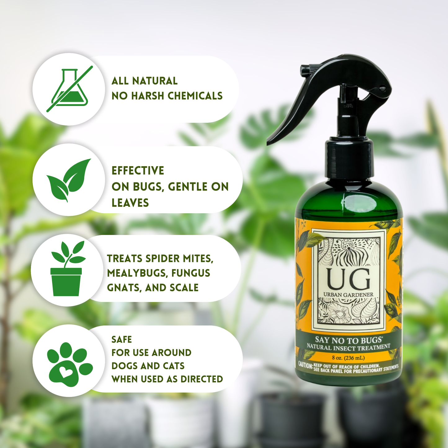 UG 3 Pack Kit - Super Growth Elixir, Say No To Bugs, Leaf Radiance