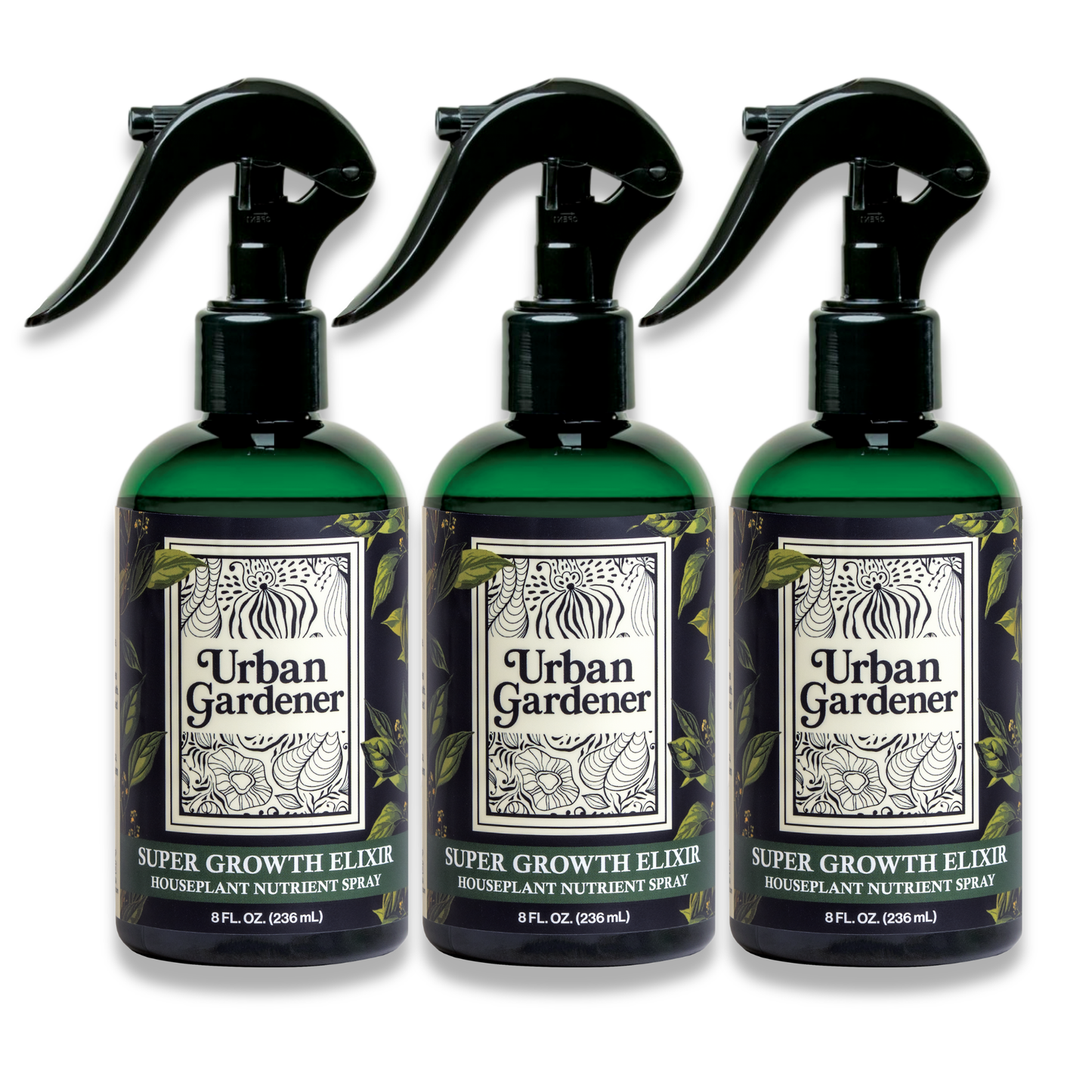 Houseplant Growth Spray | Foliar Feed for Indoor Plants – Super Growth Elixir