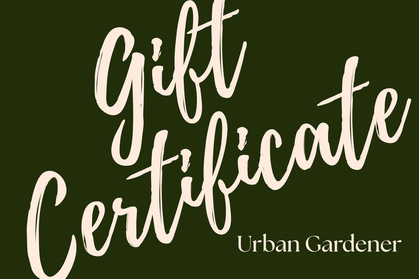 Plant Care Gift Card