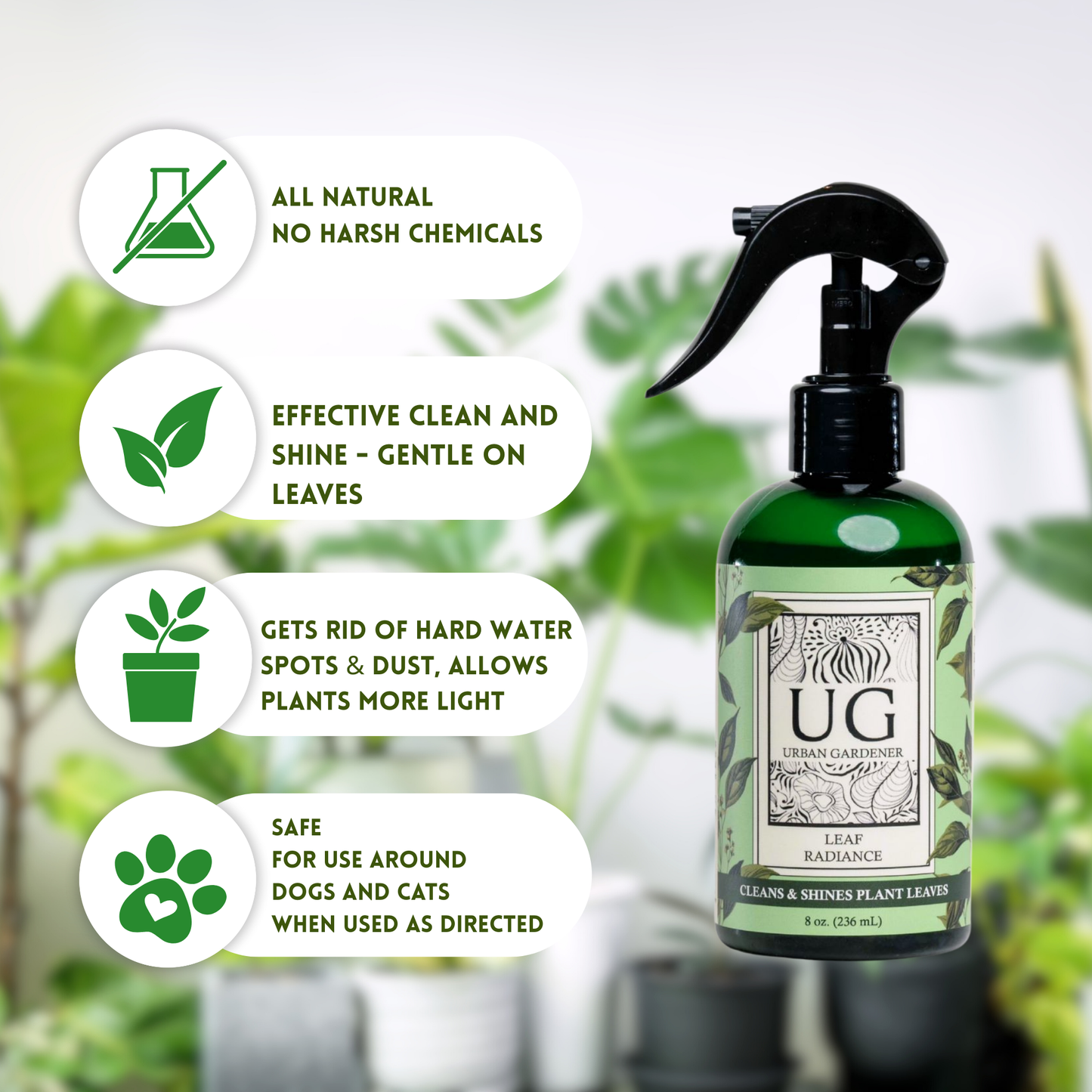 UG 3 Pack Kit - Super Growth Elixir, Say No To Bugs, Leaf Radiance