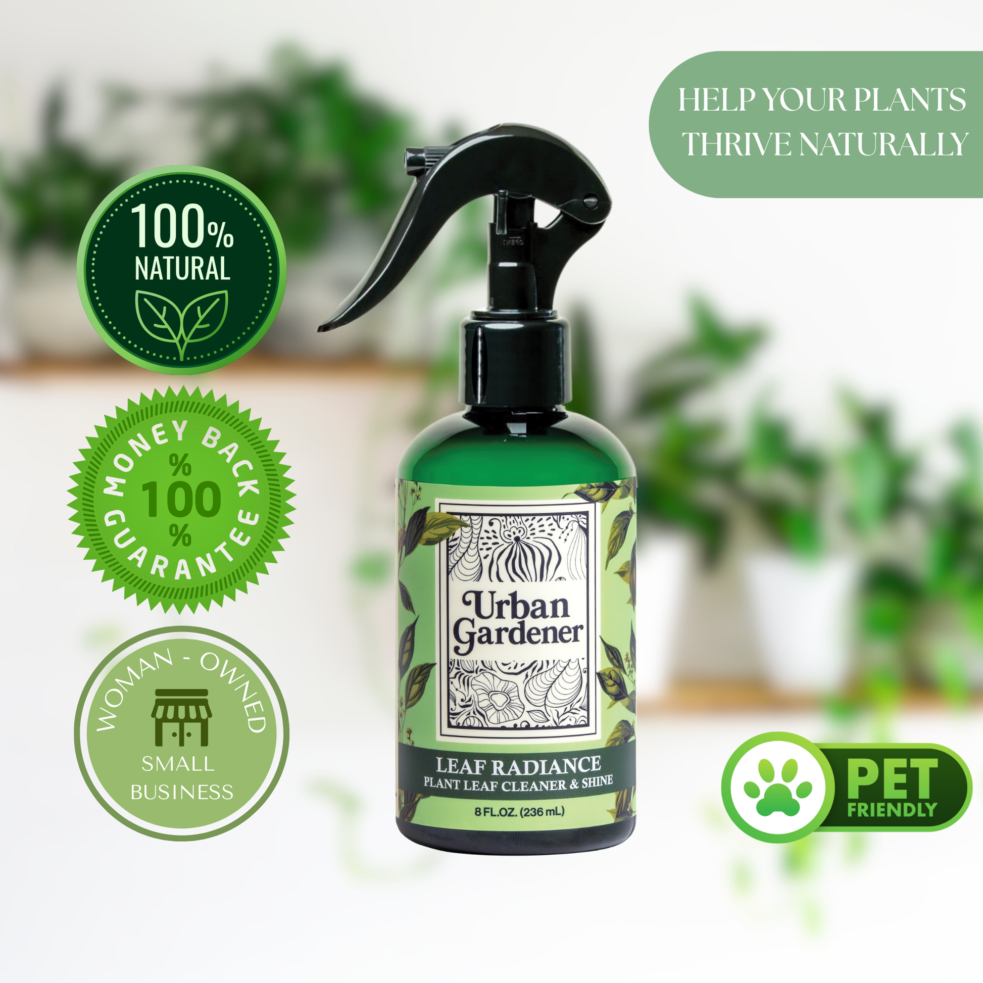 indoor plant leaf spray Discover Leaf Radiance